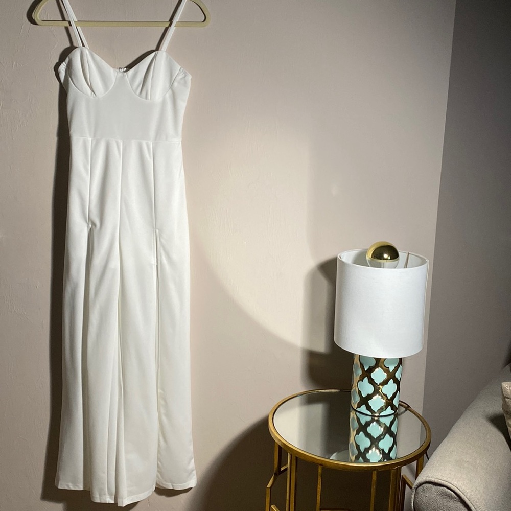 SHEIN white jumpsuit. Size XS